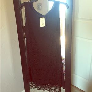 Forever 21 Short Lace Black Dress