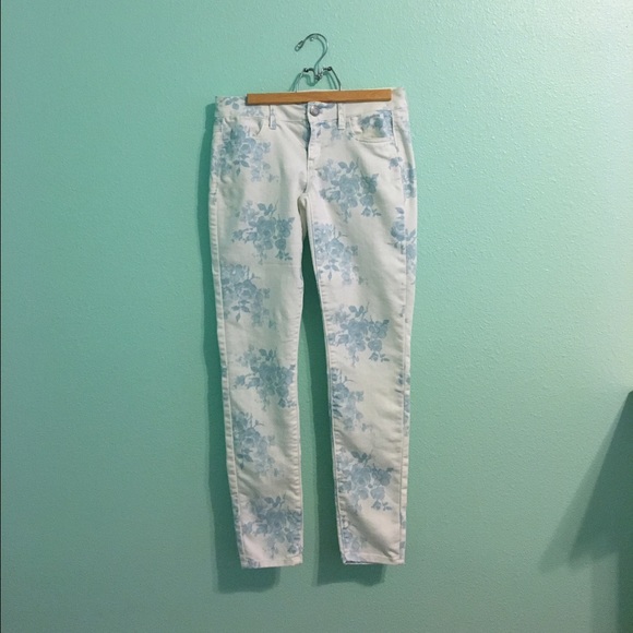 American Eagle - Floral Printed Stretch Jeggings