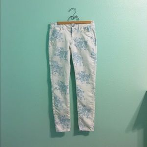 American Eagle - Floral Printed Stretch Jeggings