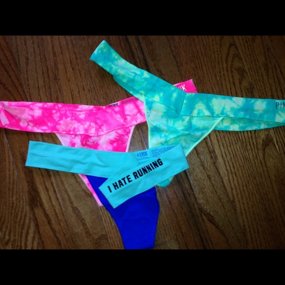 Barely worn!!! PINK thongs