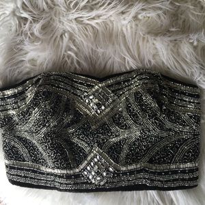 NWOT Urban Outfitters Kimchi Blue Beaded Crop Top