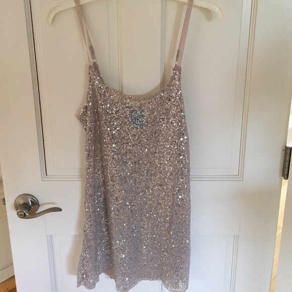 bp Dresses & Skirts - bp silver sequined slip