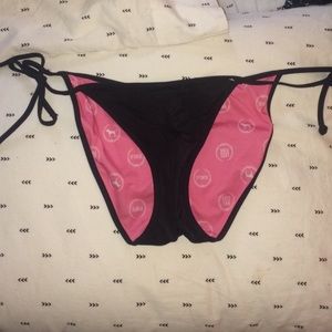VS PINK Brazilian butt tie swim bottoms