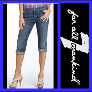 7FAM: Crop Josefina skinny boyfriend - size 28