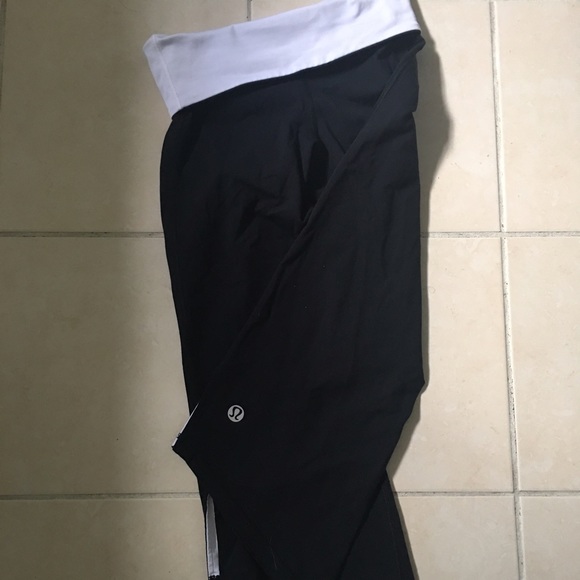 Vintage Lululemon foldover yoga pants