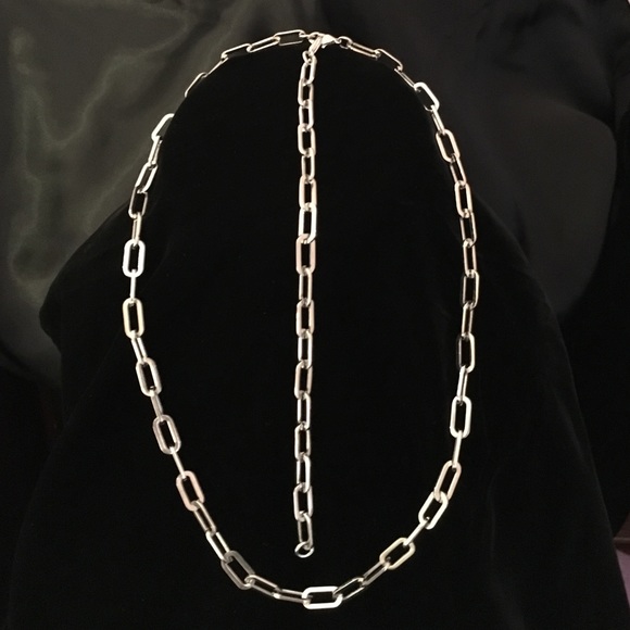 23" Stainless Steel Chain and bracelet set