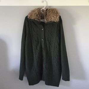 Long Button Down Sweater