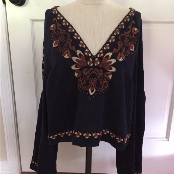 NWOT Free People Boho Top