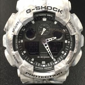 G-Shock Marble White Watch