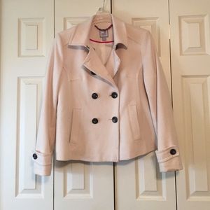 Jcp off white pea coat