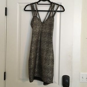 "Solemio" silver dress