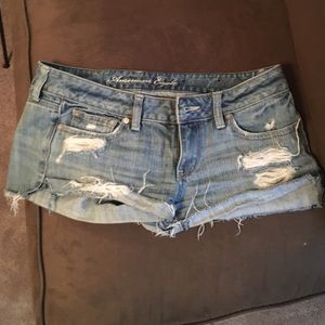 American Eagle denim mini shorts