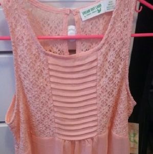 NWT Sheer Dream Out Loud sleeveless top