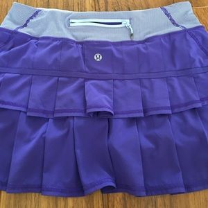 Lululemon athletica size 4 pace setter skirt reg