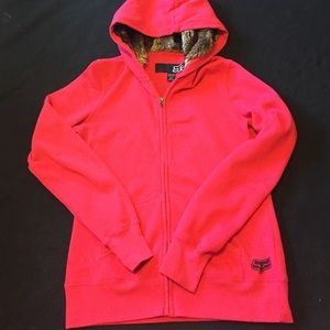 Fox Racing zip up hoodie