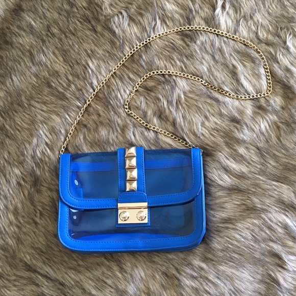 Clear blue Stadium Bag
