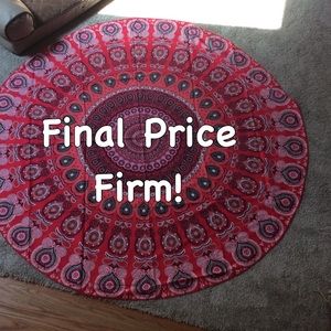 Printed Round Beach Blanket