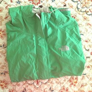 The North Face women's rain jacket.