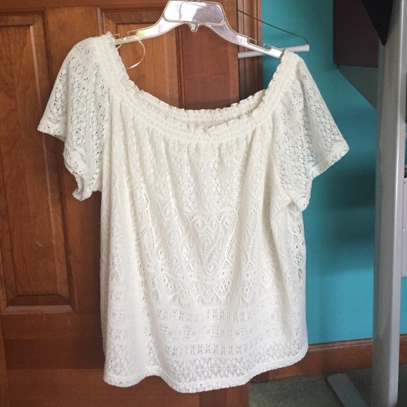 White patterned shirt