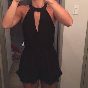 NWT | Black Audrey 3+1 Romper