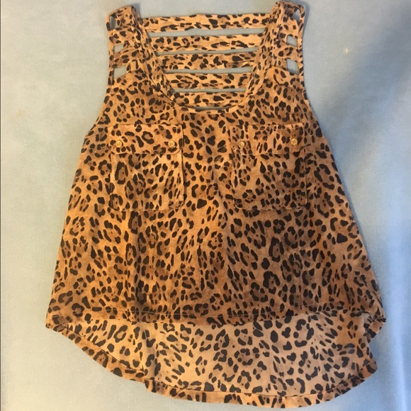 Cheetah print blouse - Picture 1 of 1