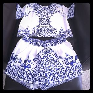 Two piece Mediterranean outfit!