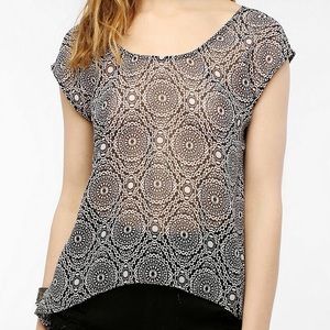 Sheer Band of Gypsies Chiffon Top