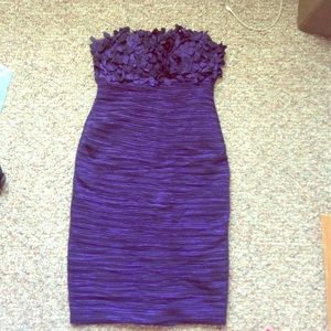 Purple homecoming / wedding dress