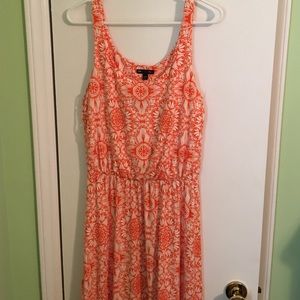 Orange Gap Maxi Dress