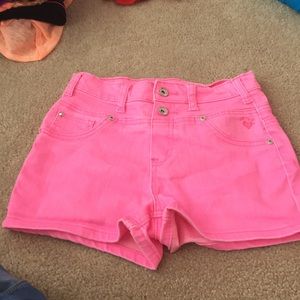High waisted shorts