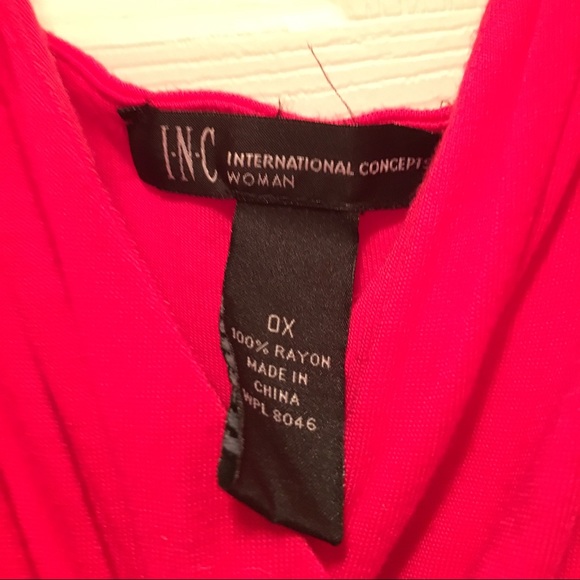 INC. Plus Super cute summer tie-dye maxi dress - Picture 2 of 5