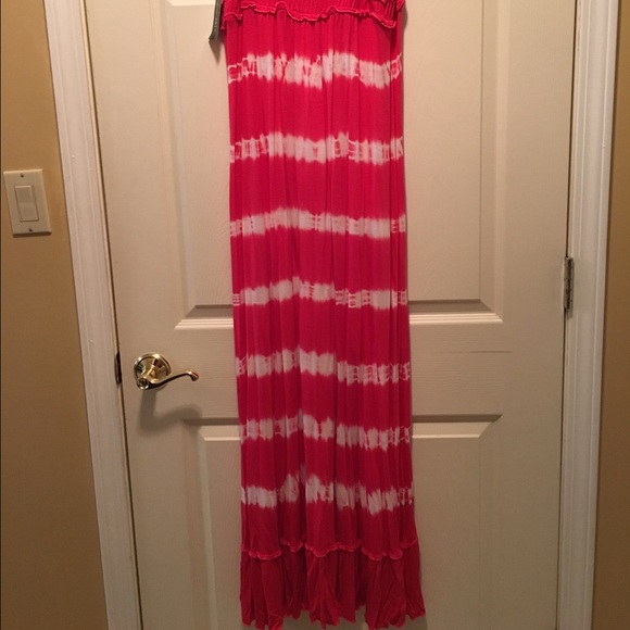 INC. Plus Super cute summer tie-dye maxi dress - Picture 4 of 5