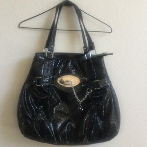 Black dereron tote