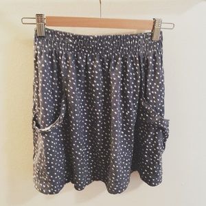 Blue polka dot Skirt