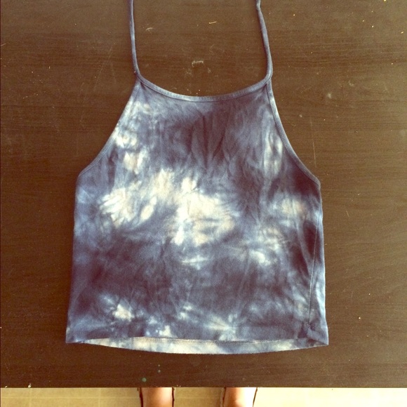 ***RARE*** Acid-Wash Tie-Dye Brandy Halter Top