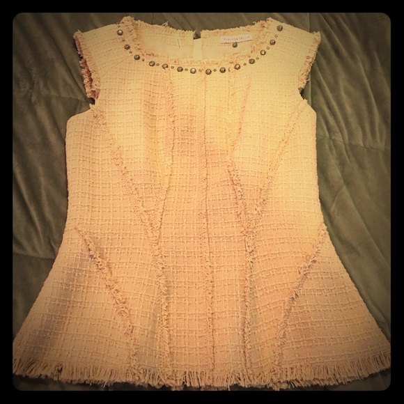 Rebecca Taylor nude tailored top