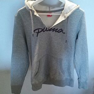 New without tags Grey puma hoodie