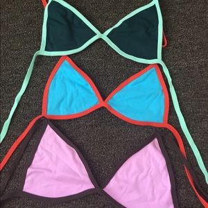 RESERVED FOR TAYLEE! TWO BIKINI TOPS, BOTH SIZE 2