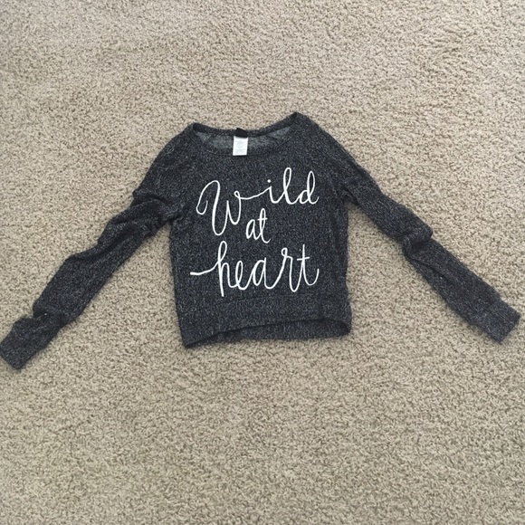 Stranded Black and White Mesh Used Sweatshirt - Picture 1 of 2