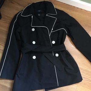 Chaps pea coat.  Petite Medium