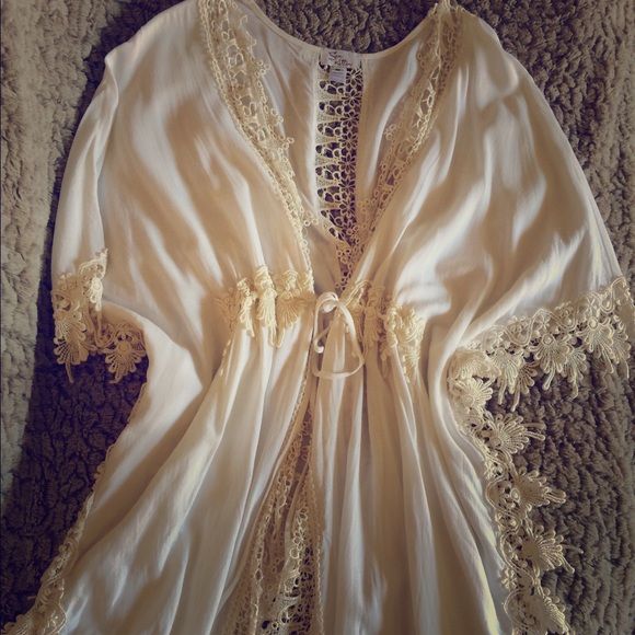 Sun Kitten Heiress kimono cover-up tunic