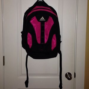 Pink Adidas backpack