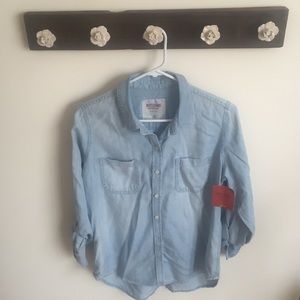 Denim button up
