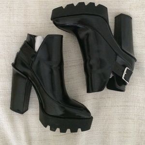 Zara Ankle Boot w/ Track Sole