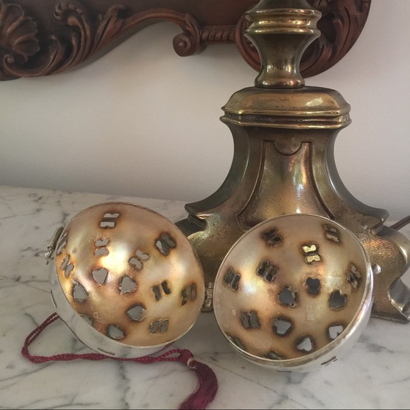 Decorative silver globe - Picture 4 of 4