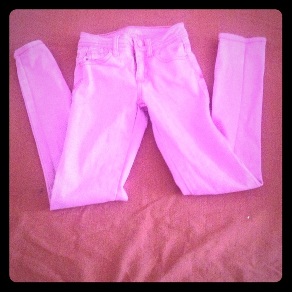 Cute pink jeans