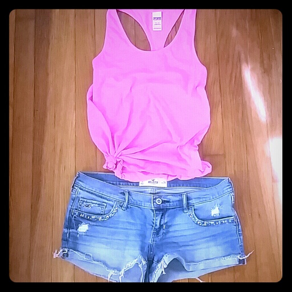 Pink victorias secret tank racerback