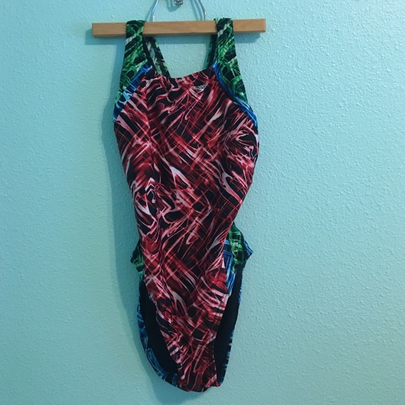 Speedo Remix One Piece Bathing Suit