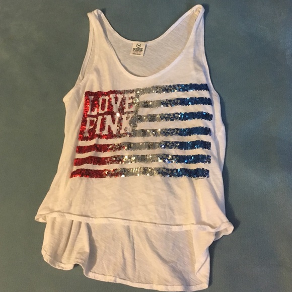 Victoria Secrets "Pink" Fourth of July Tank - Picture 1 of 1