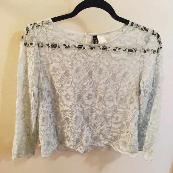 Skyblue Lace Top (ALL MUST GO BY END OF AUGUST!!)